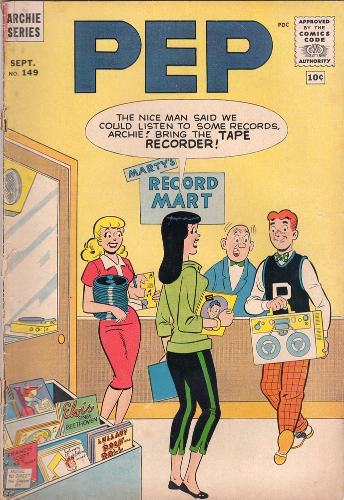 Pep Comics #149 September 1961 Archie Series