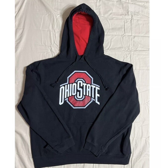 Ohio State Buckeyes Hoodie Size Small Black Pullover Sweatshirt 4th and 1
