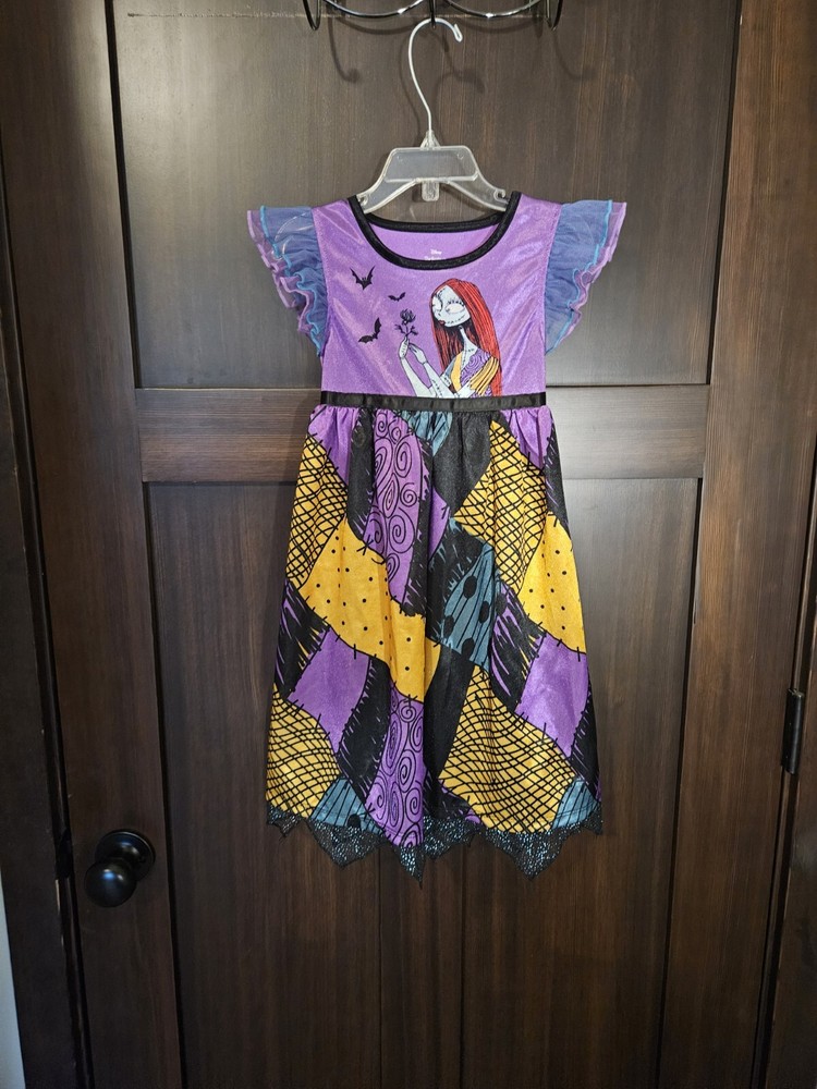 Nightmare Before Christmas Sally Toddler Girl's Character PJs Nightgown Gown 3T