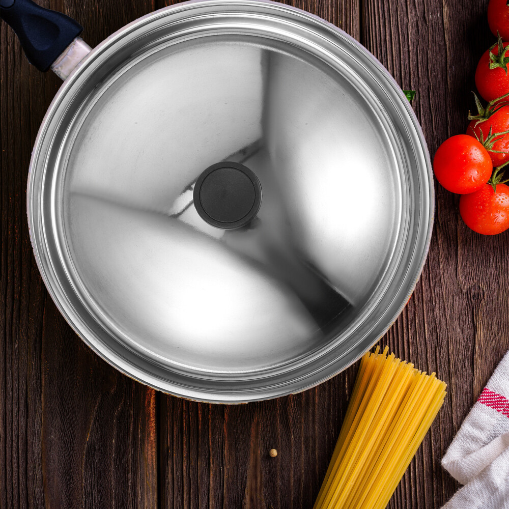 Metal Pot Lids Replacement Wok Oven Stainless Steel Heat-resistant Steamer