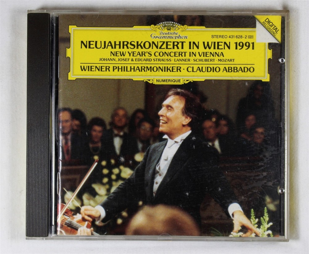 New Years Concert in Vienna 1991 Claudio Abbado (CD, 1991)-image