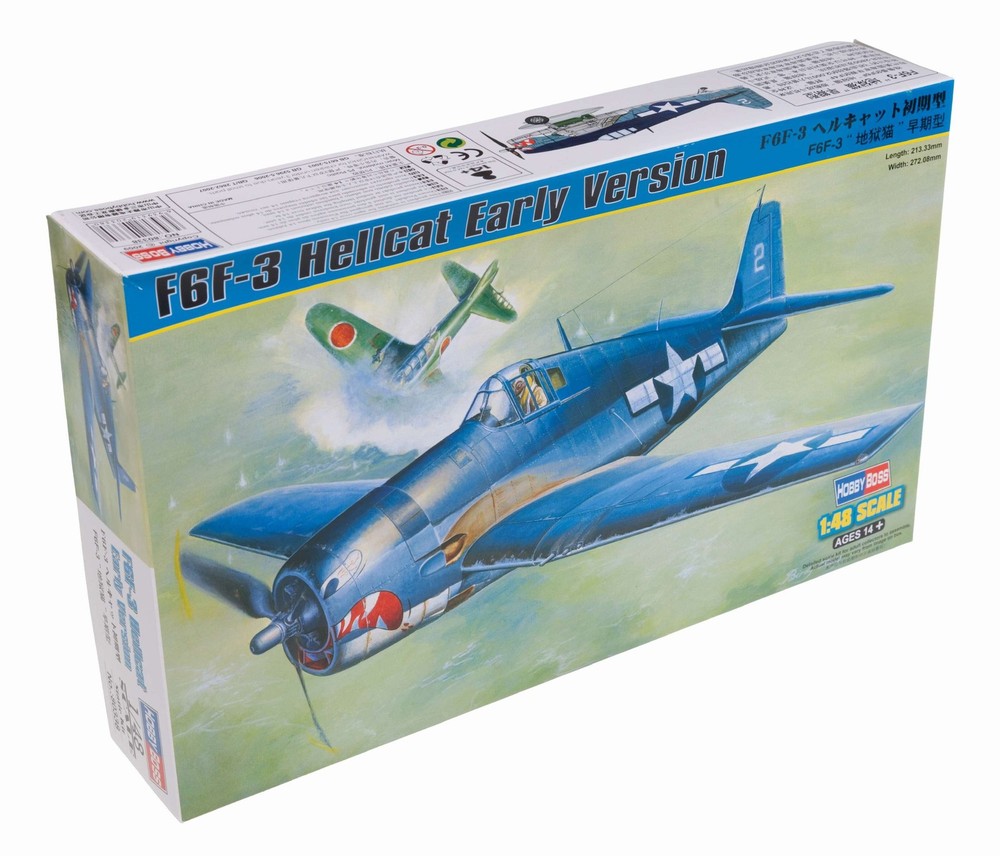 Hobby Boss F6F-3 Hellcat Early Version Airplane Model Building Kit