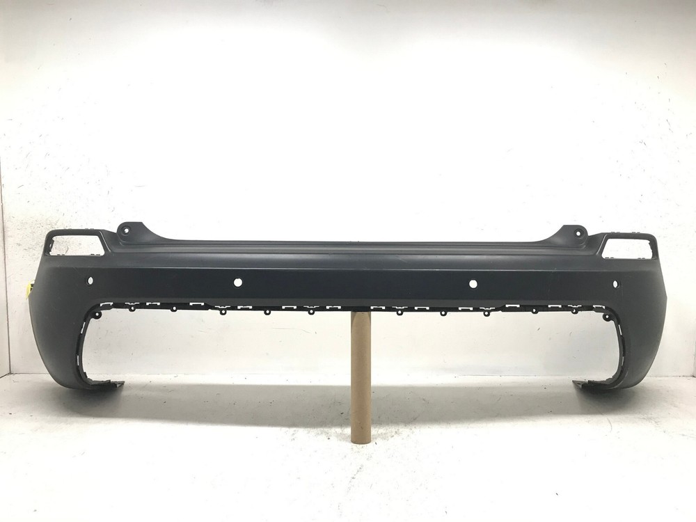 Rear Bumper Cover Black Jeep Cherokee 2019-2022 w/Sensor Holes 68287434AC OEM
