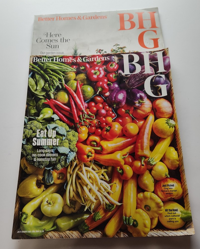 Better Homes & Gardens Magazines Lot Of 2 April & July/August 2024