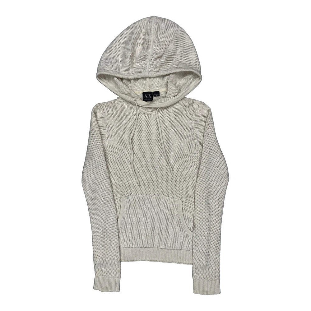 Armani Exchange Hoodie - XS Cream Cotton