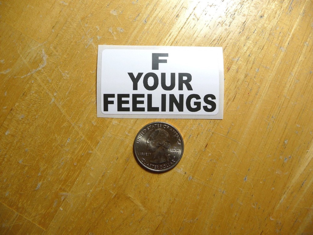 F Your Feelings Sticker Decal Bulk Pack 1-50 Available