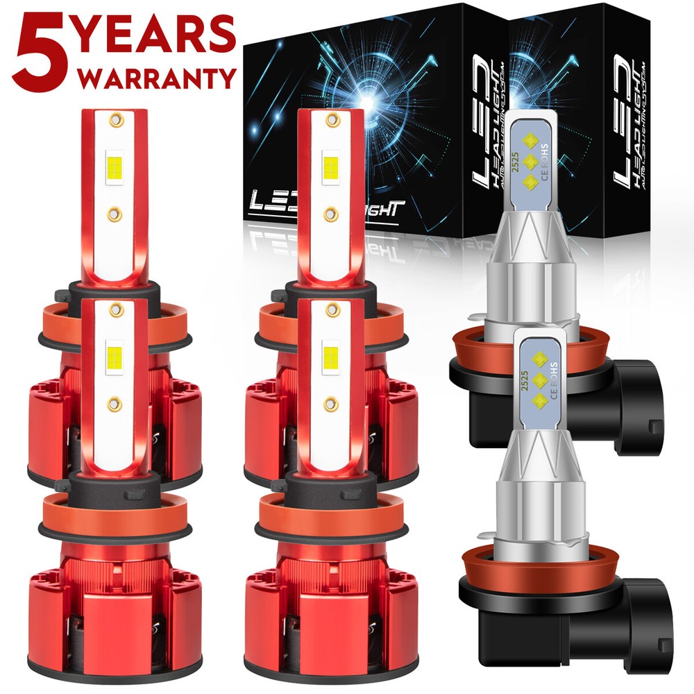 2019-2021 Jeep Grand Cherokee LED Headlight Bulbs High/Low Beam & Fog Lights Z4QC