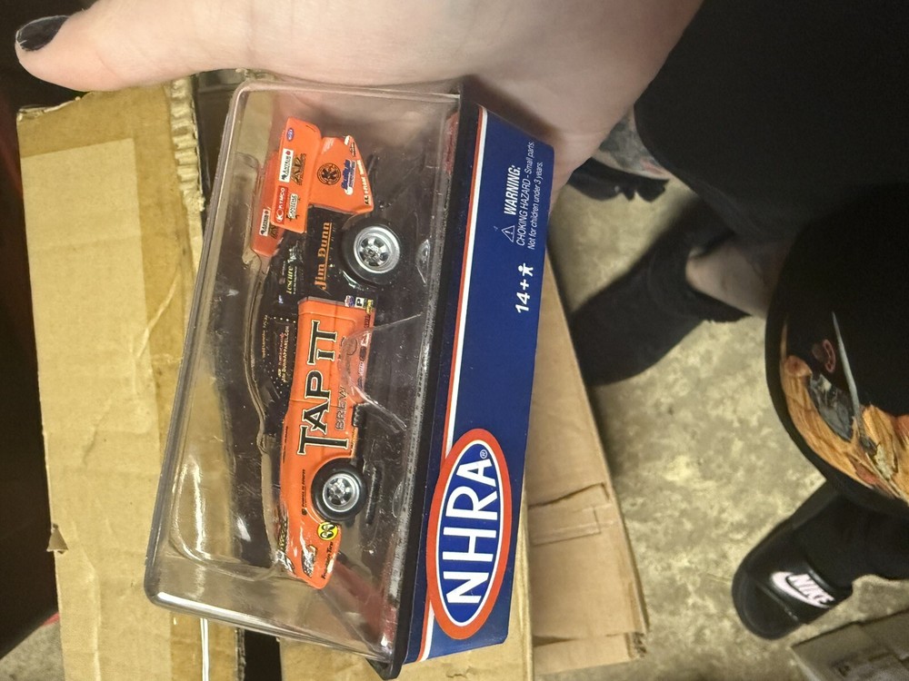 NHRA Autoworld Rel 9 TAP IT Todd Lesenko Funny Car 4 Gear HO Slot Car Run on AFX