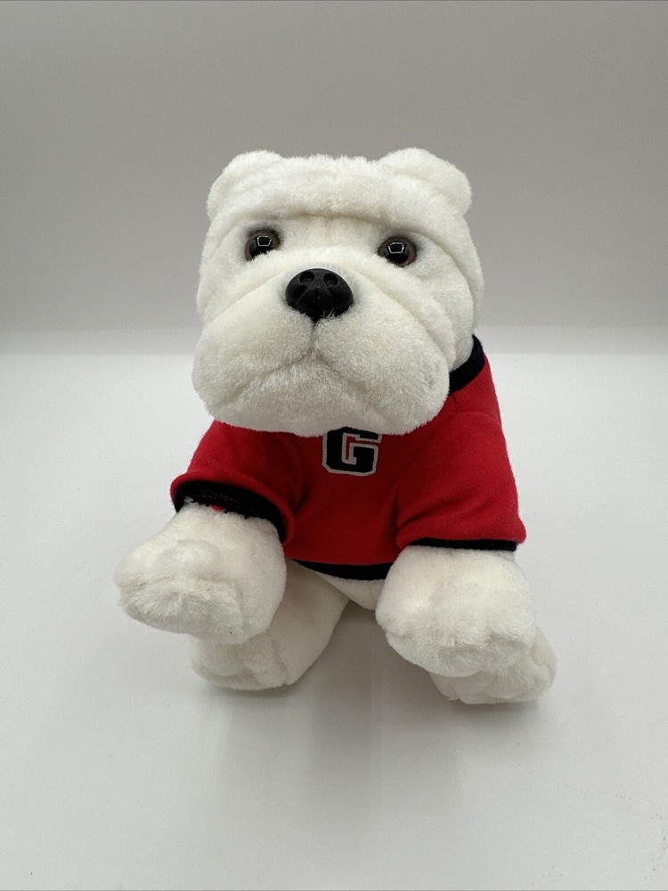 Georgia Bulldog Mascot Plush 8” UGA Red And Black Go Dawgs