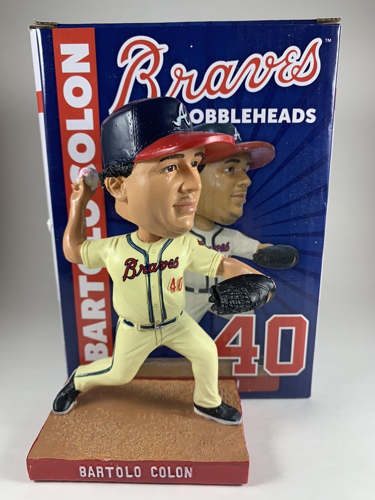 Bartolo Colon #40 Atlanta Braves Bobblehead 2017 Inaugural Season Coca Cola