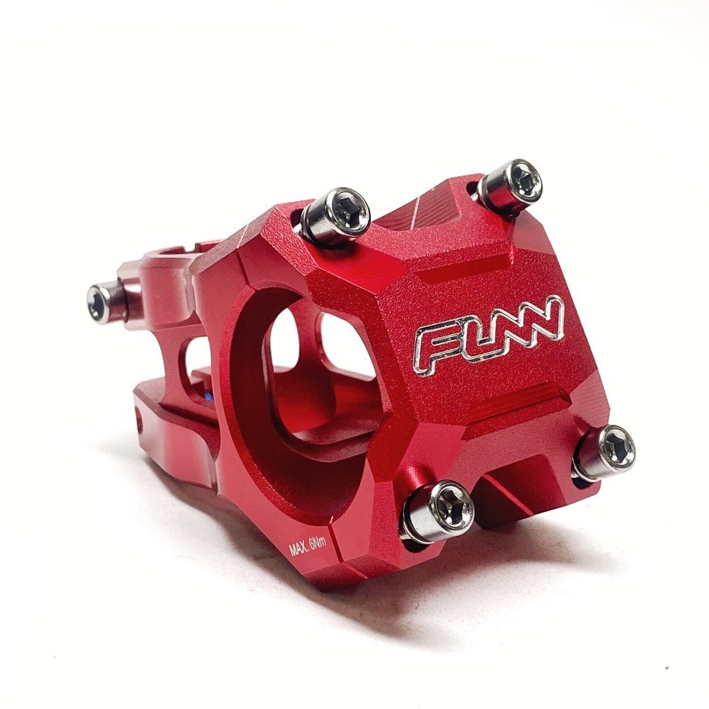 Funn Strippa EVO MTB Stem, Bar Clamp 35mm (Length 45mm, Red)- Clearance Sale-image