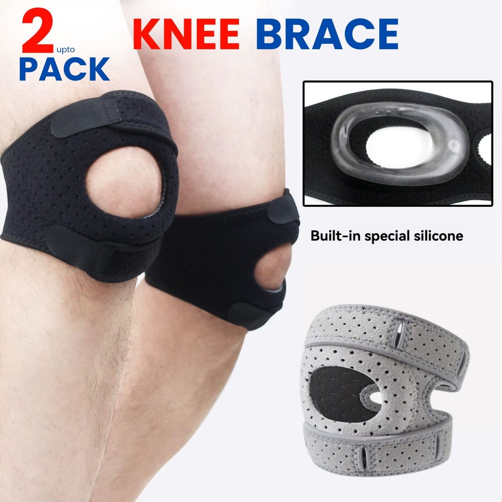 Knee Braces for knee Support Pain, Sports, Running, Workouts & Joint Stability