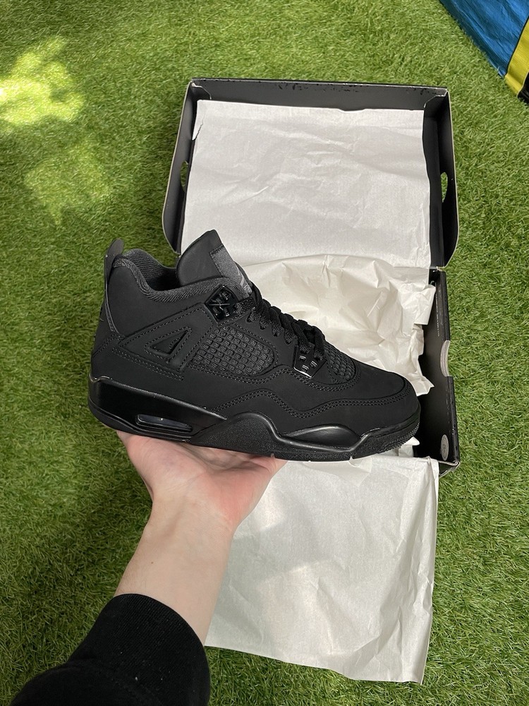 Size: 6Y (7.5W) - Air Jordan 4 Retro: Black Cat (GS) - BRAND NEW - IB4171-010