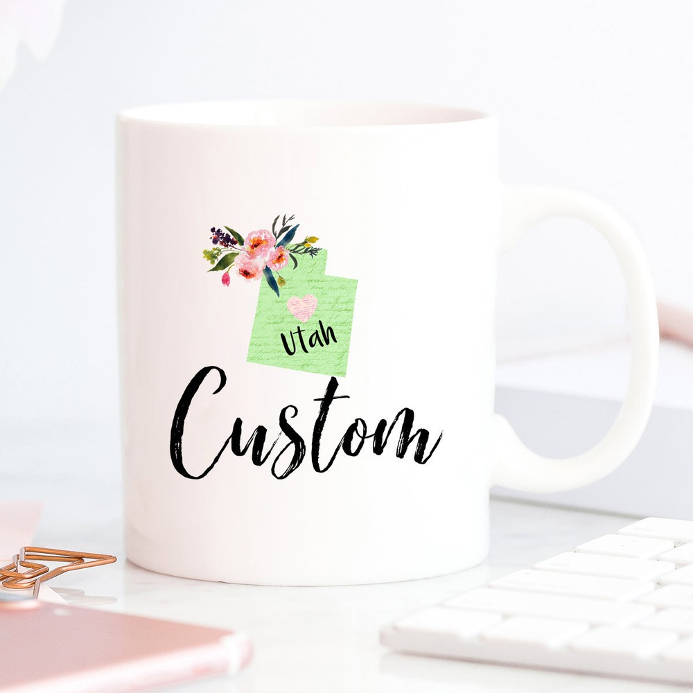 Utah Utah Bridesmaids Gift Coffee Mug Farewell Gift Personalized Mug Custom Gift