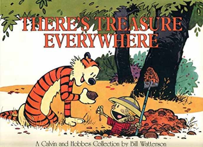 Discover hidden gems in Bill Watterson's There's Treasure Everywhere paperback