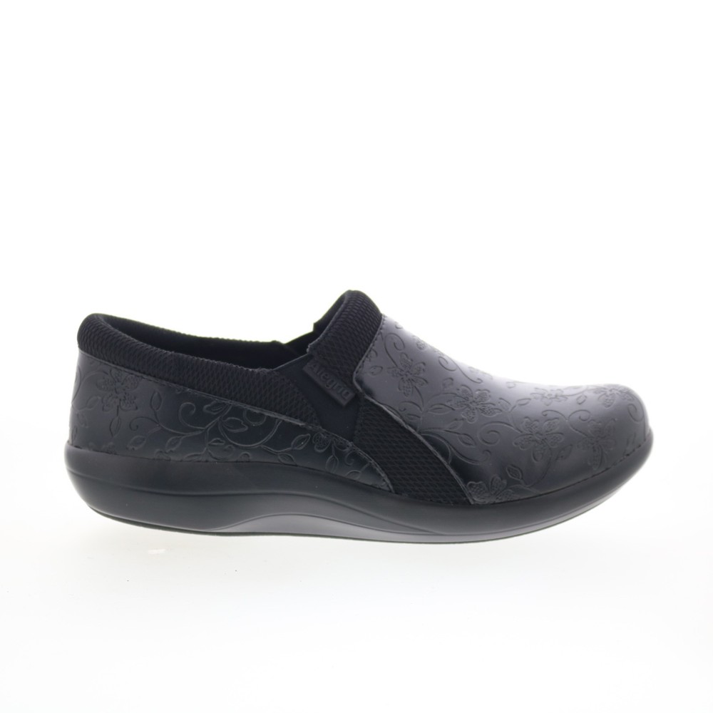 Alegria Duette Embloom DUE-8111 Womens Black Lifetsyle Sneakers Shoes
