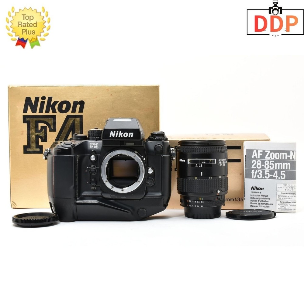 [NEAR MINT in Box] Nikon F4S 35mm Film Camera 28-105mm f3.5-4.5 Lens From JAPAN