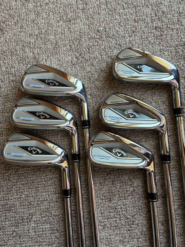 Callaway AI Smoke Max Irons 6-PW AW with NSPRO 850GH Shafts Preowned