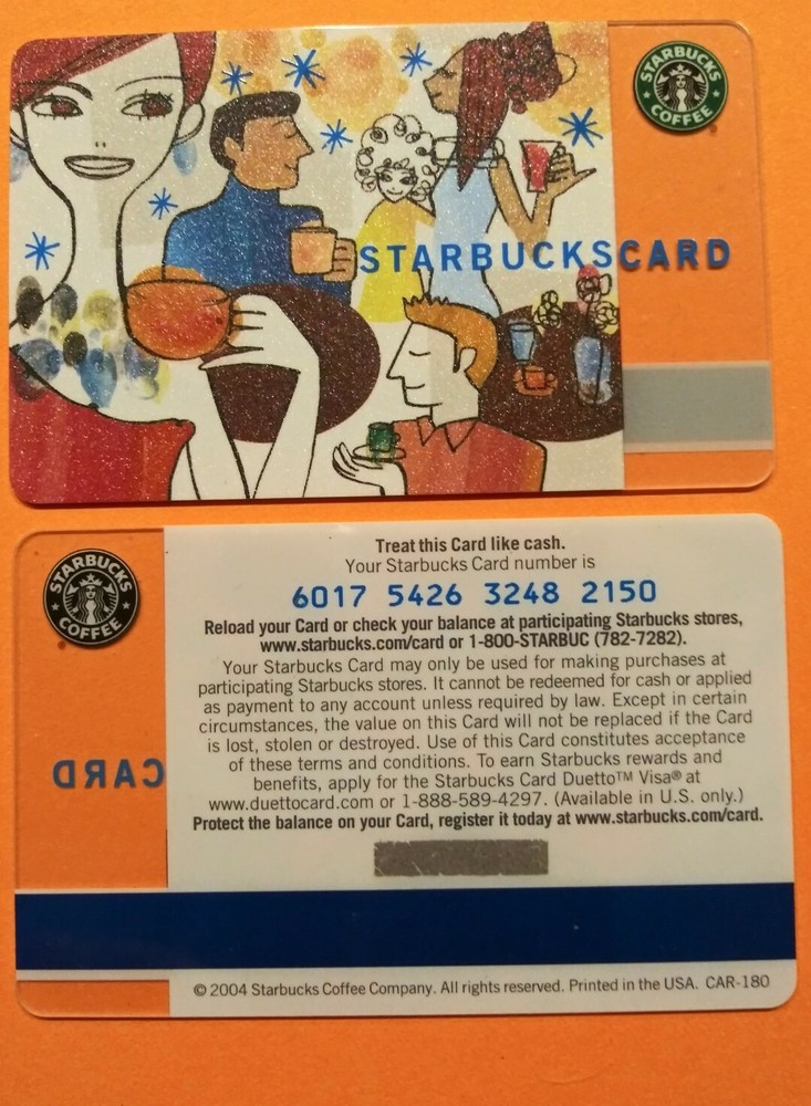 STARBUCKS GIFT CARD 2004 
