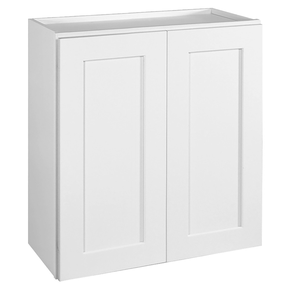 White Brookings 33x36 Double Door Kitchen Cabinet by Design House 543165