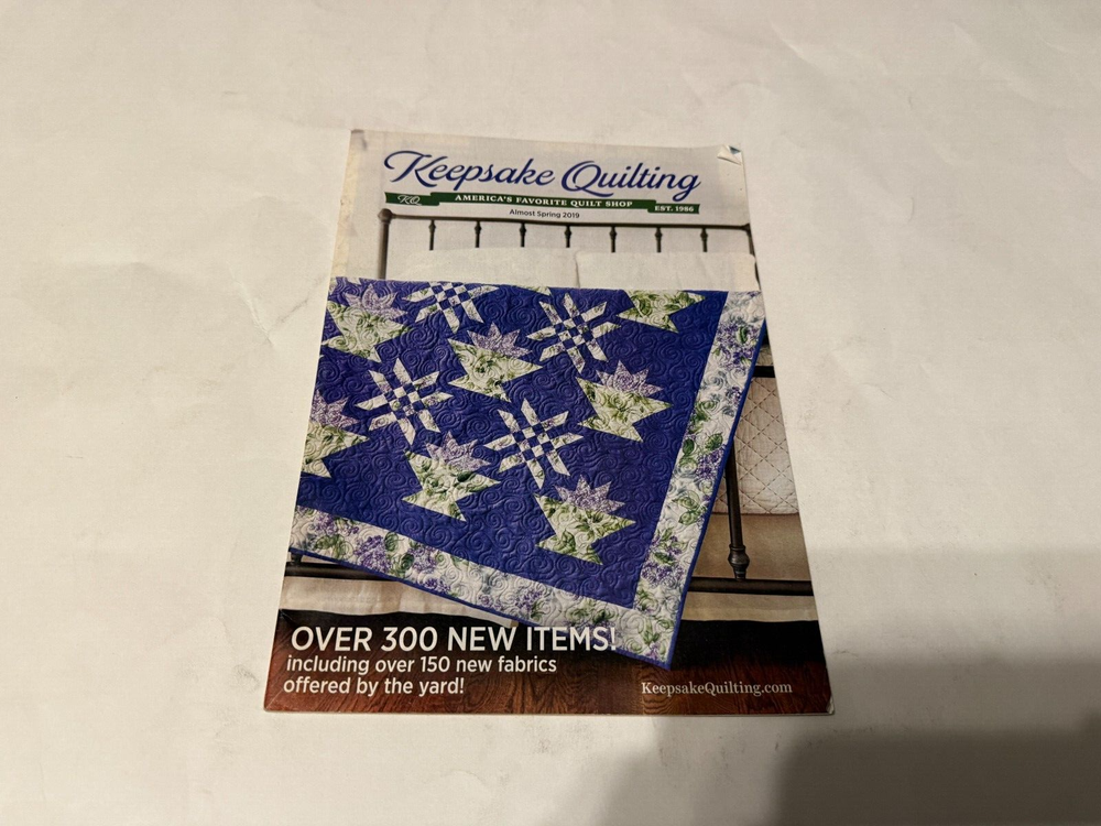 Almost Spring 2019 Keepsake Quilting Magazine