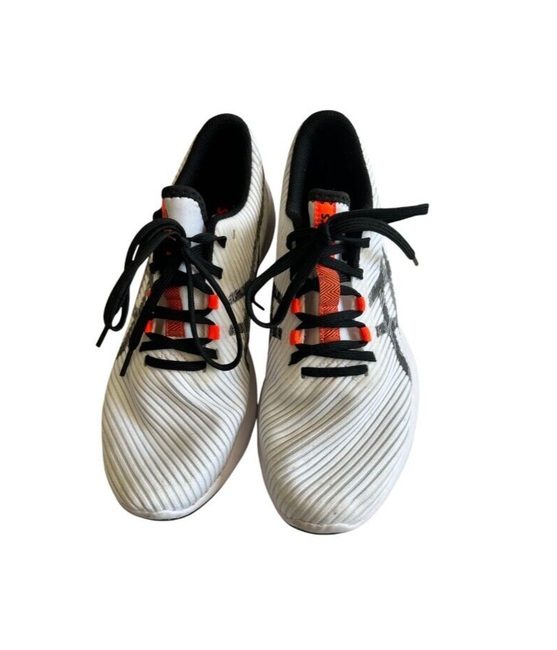 ASICS Versablast Running Shoes White Black Orange Women's US 9 Pre-Owned