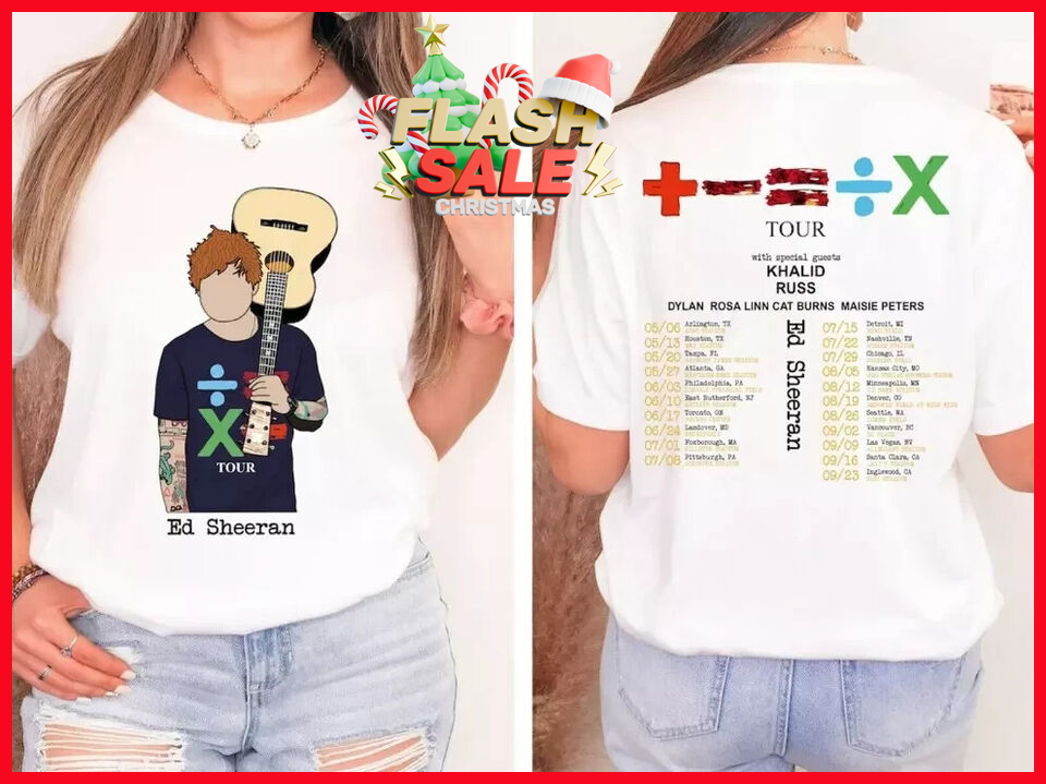Ed Sheeran Tour 2023 T-Shirt, The Mathematics Tour Shirt