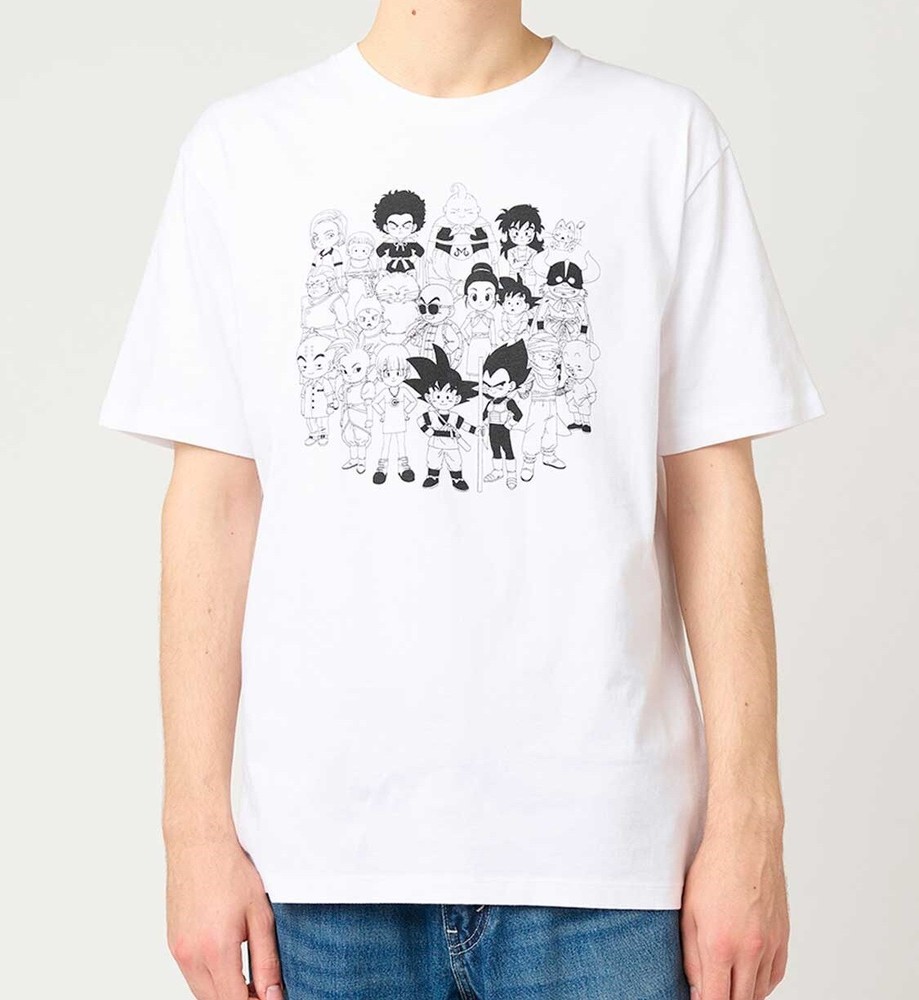 Graniph Dragon Ball DAIMA Goku Friends of the Earth Cotton T-shirt White New