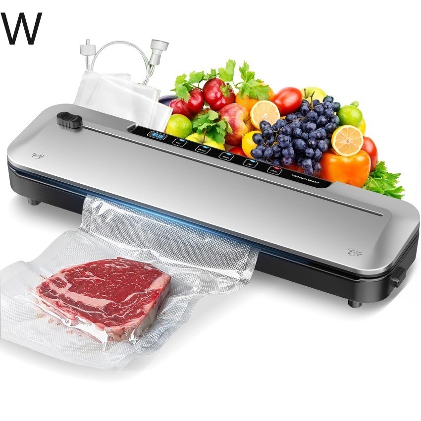 Powerful 75 Kpa 6-in-1 Vacuum Sealer for Fresh Food Preservation