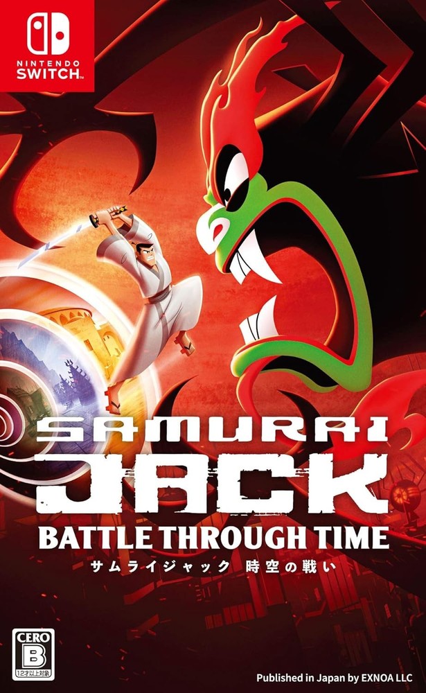 Samurai Jack: Battle of Time and Space - Switch book form JP
