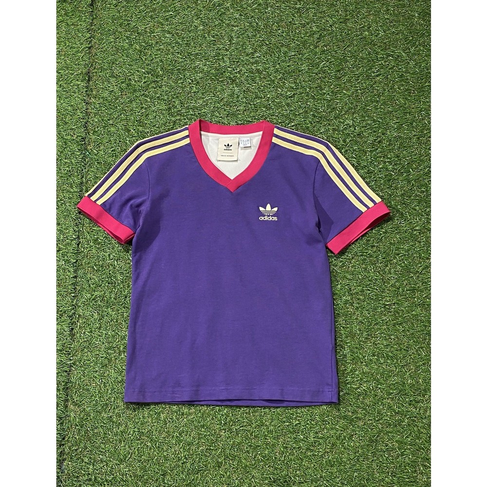 Wales Bonner x Adidas V Neck Purple T-Shirt