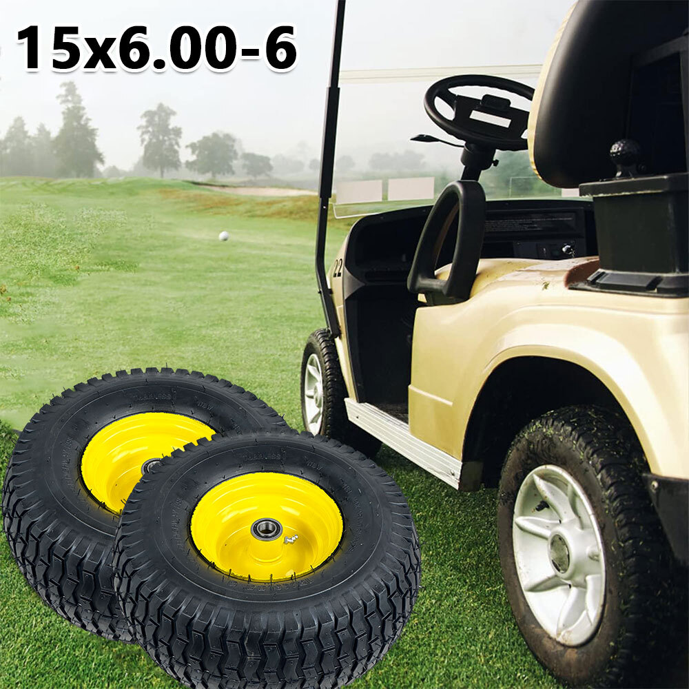 15x6.00-6 lawn mower tires flat free for Tractor Front Tire Lawn &Garden Riding