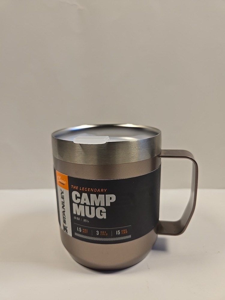 STANLEY Legendary Camp Mug Stainless Steel Insulated with Drink-Through Lid  