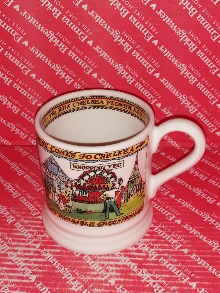 Emma bridgewater RHS CHELSEA FLOWER SHOW 2017 HALF PINT MUG 1ST QUALITY  NEW