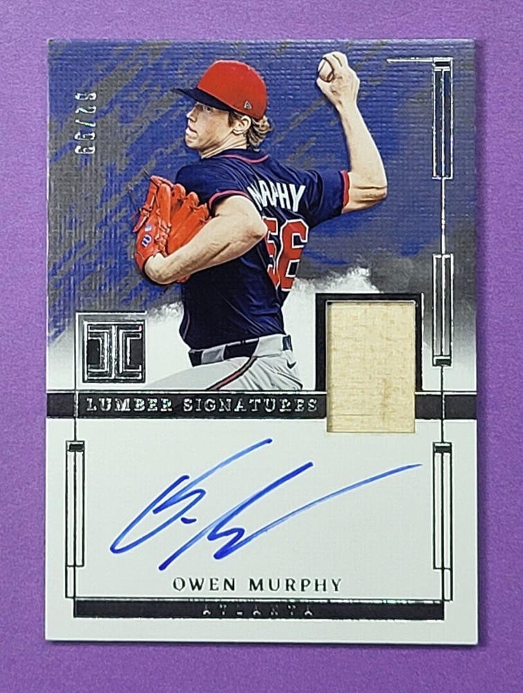 2024 Impeccable | LUMBER SIGNATURES BAT RELIC AUTO #ILS-OM | OWEN MURPHY (#/99)