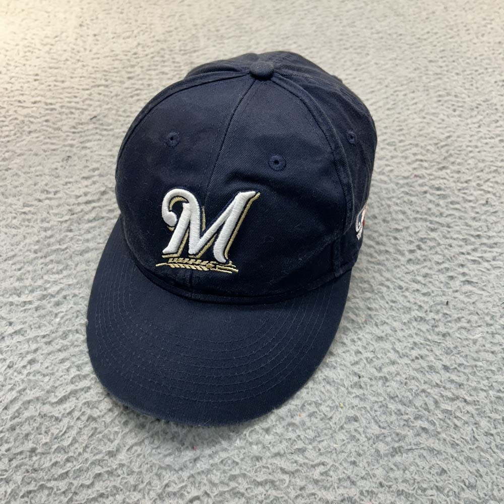 Milwaukee Brewers Hat Cap Boys One Size Strapback Youth Blue MLB Team