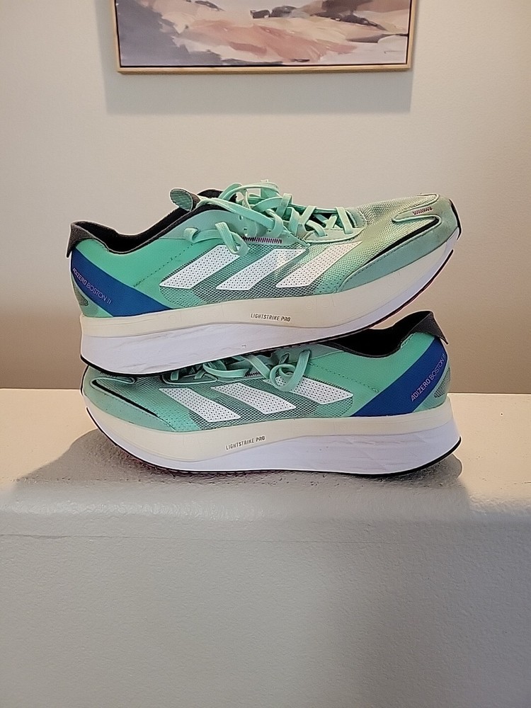 Adidas Boston 11 Adizero Running Shoes Pulse Mint