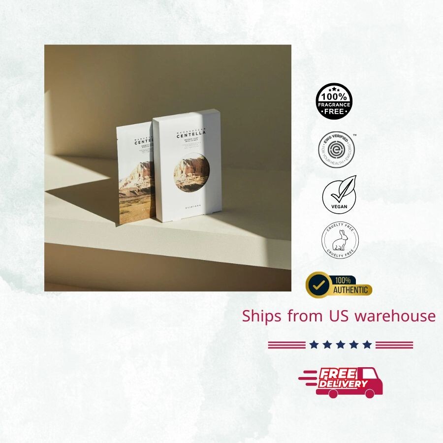 SKIN1004 Centella Watergel Sheet Ampoule Mask 5 Pack Hydrating Soothing