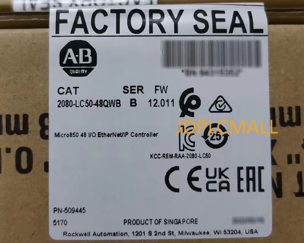 AB 2080-LC50-48QWB Micro850 48 I/O Ether Net/IP Controller 2080LC5048QWB