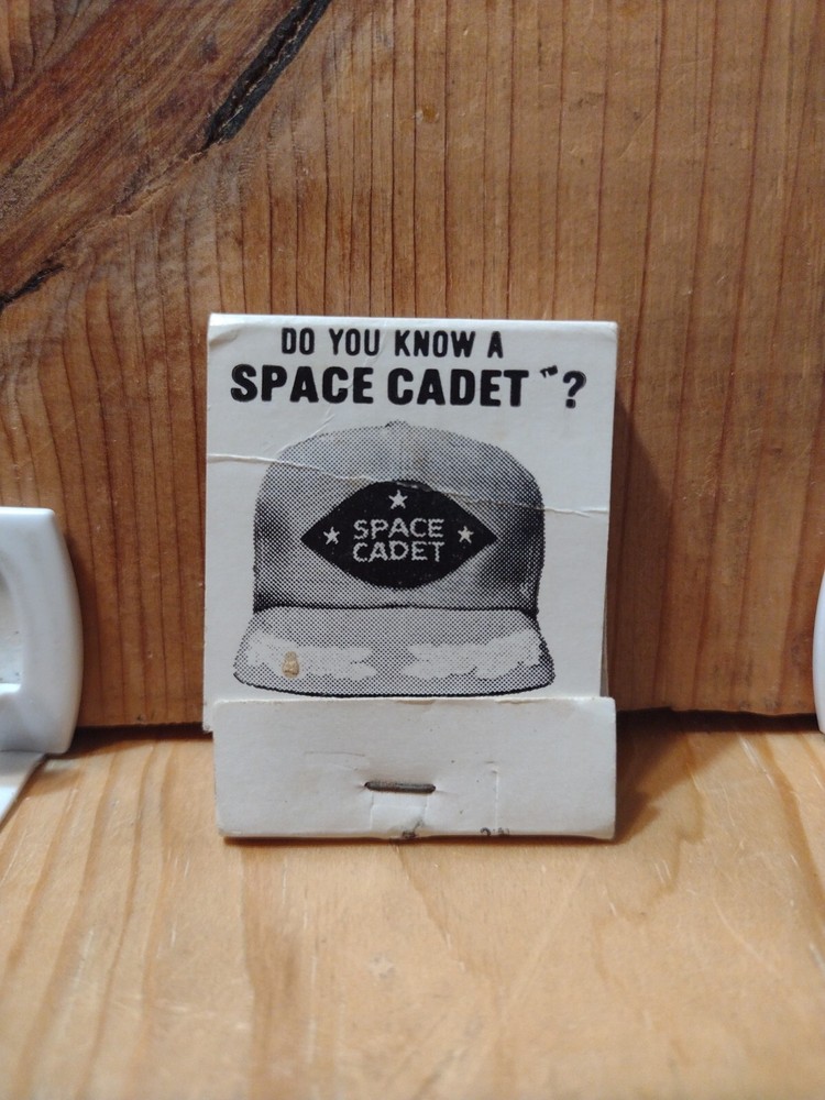 Vintage MATCHBOOKS: SPACE CADET HAT  MB123