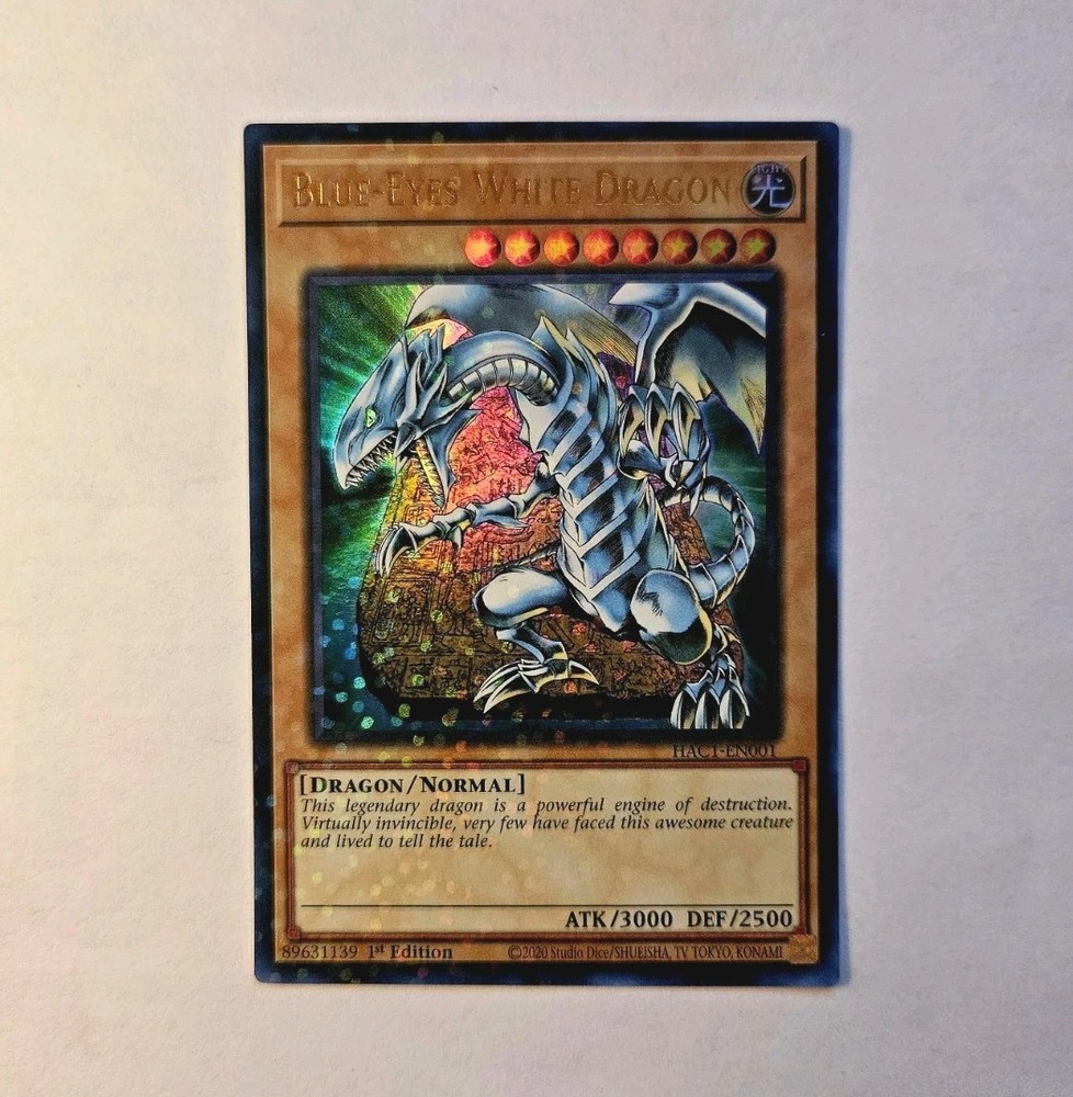 Blue-Eyes White Dragon HAC1-EN001 Duel Terminal NM Hidden Arsenal Ch1