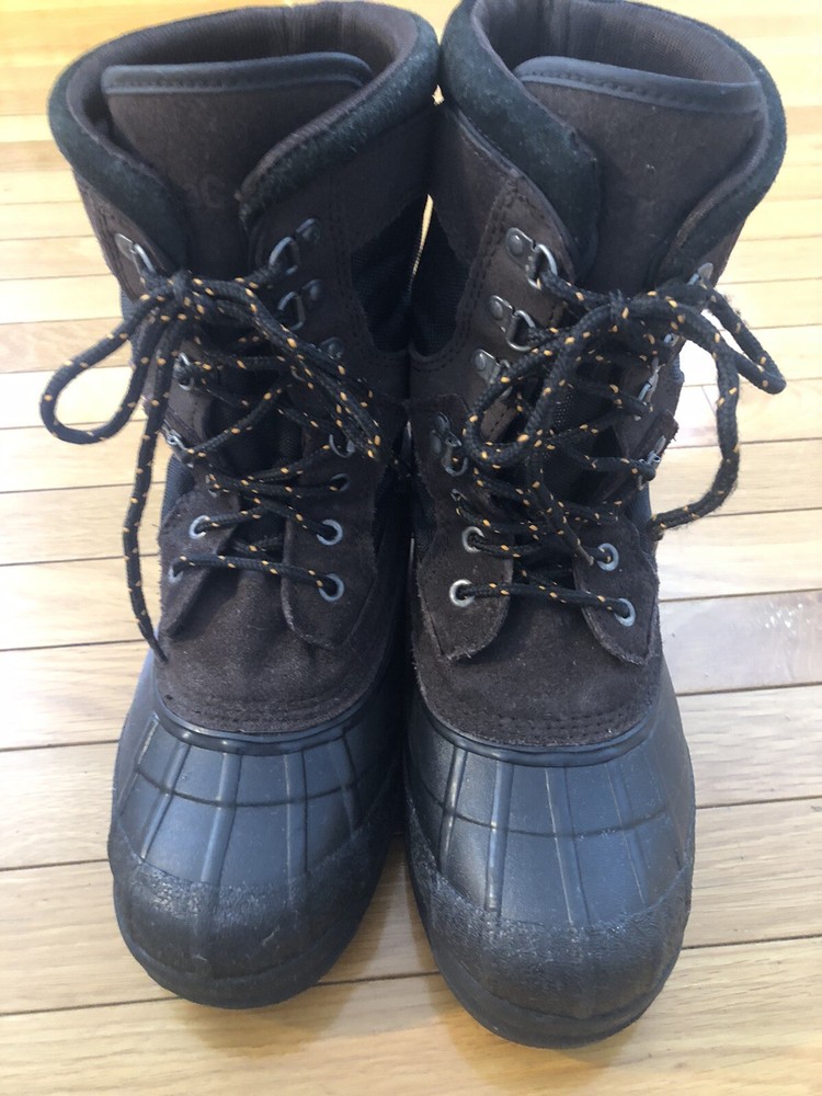 Lacrosse 600201 Outpost Brown Leather/Fabric Men's Winter Boots Size 9