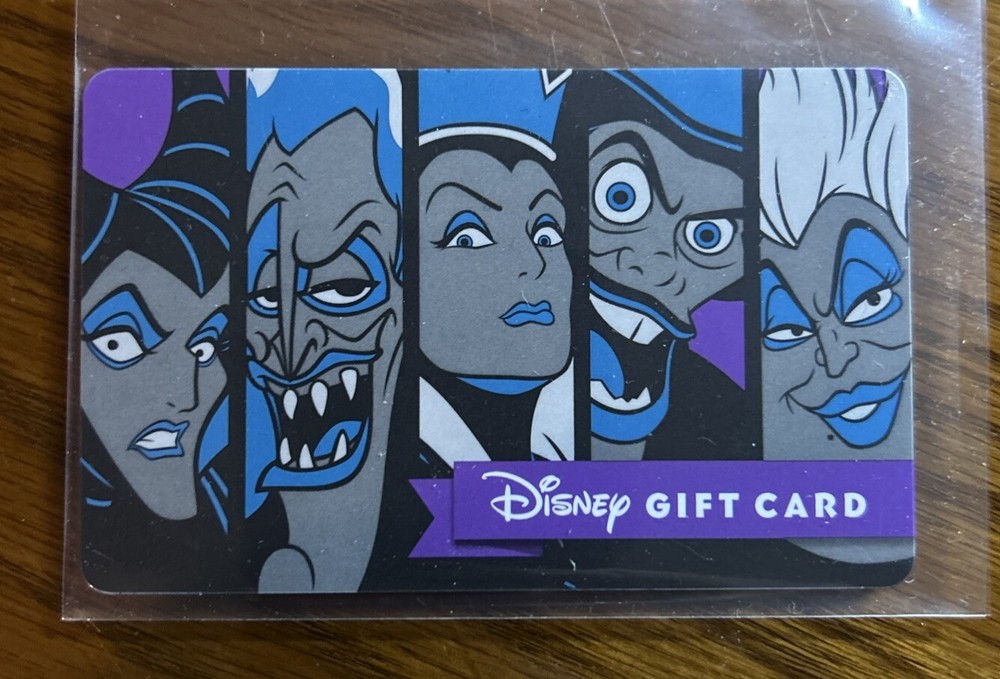 Disney Villains gift card featuring 5 Evil Queens and Witches - No value included-image