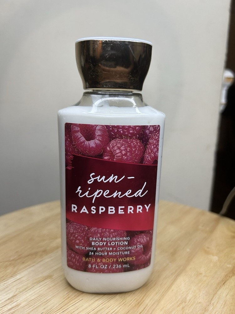 Bath And Body Works Scented Lotion Sun-Ripened Raspberry Scent