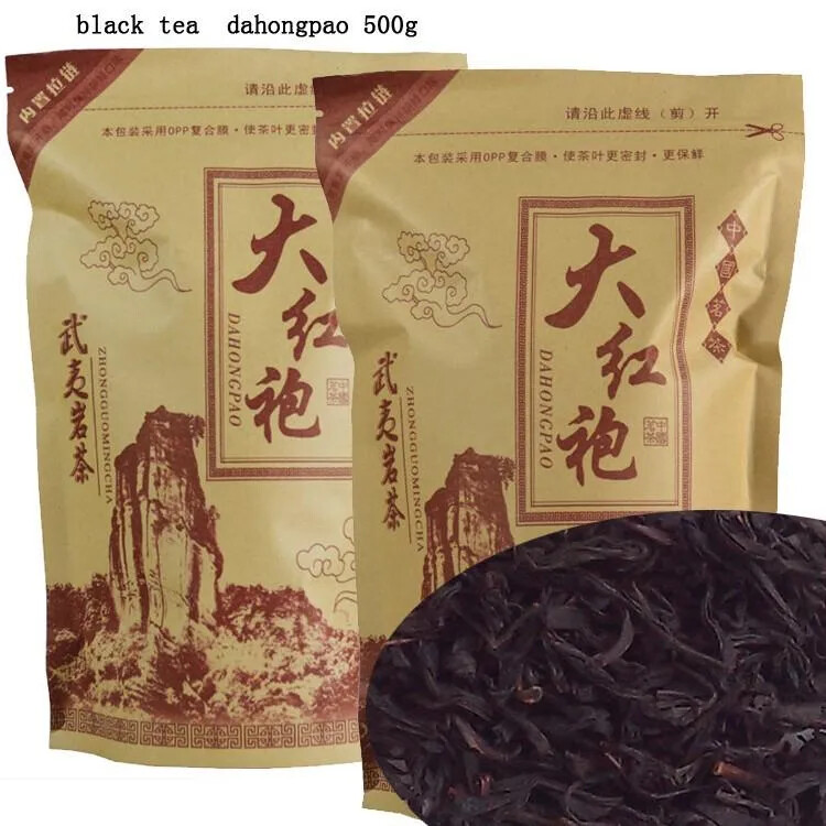 The Tea Black Antifatigue 500g Top Grade Da Hong Pao Red Robe Oolong Tea