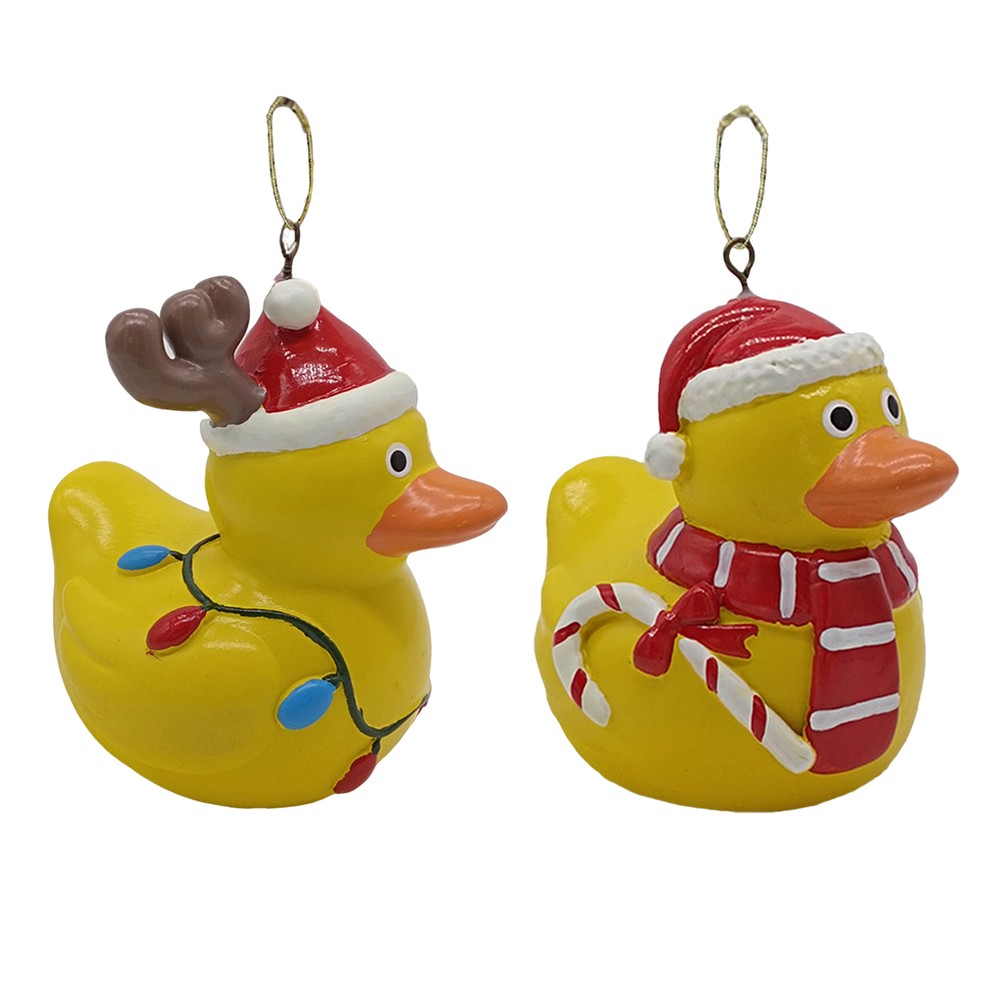 Christmas Duck Ornament Duck Animal 3D Pendant for Christmas everywhere
