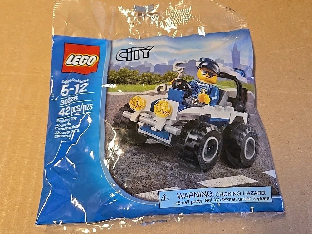 LEGO CITY Police ATV Polybag 30228 Retired New Factory Sealed