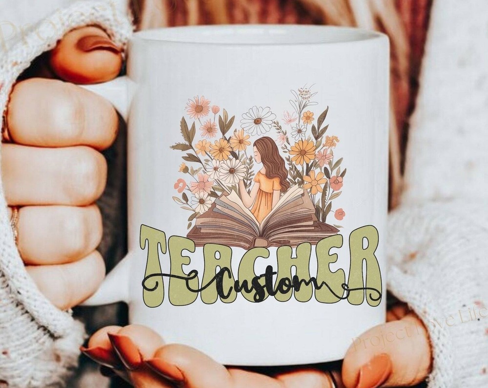 Custom Teacher Mug Back To School Appreciation Gift For Teaching English Class