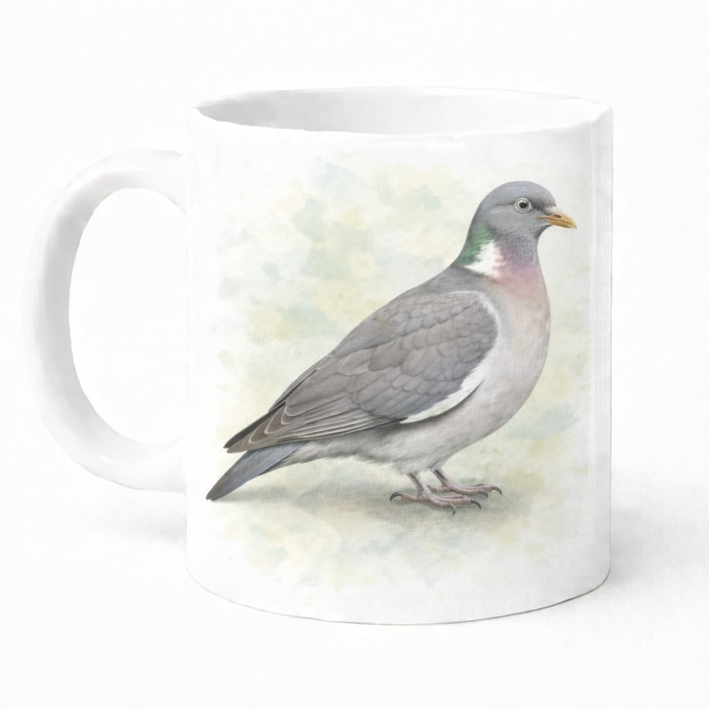 Wood Pigeon Mug Brew Crew Gifts Ceramic 11 Oz Dishwasher Safe Coffee