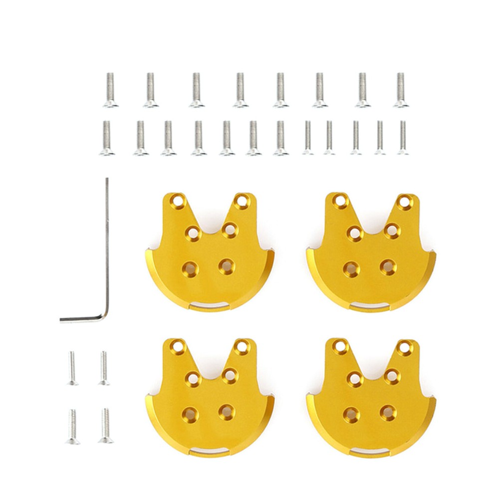 4pcs Alloy Motor Mount Base Protective Plate Kit For DJI Phantom 3 /2 Drone B